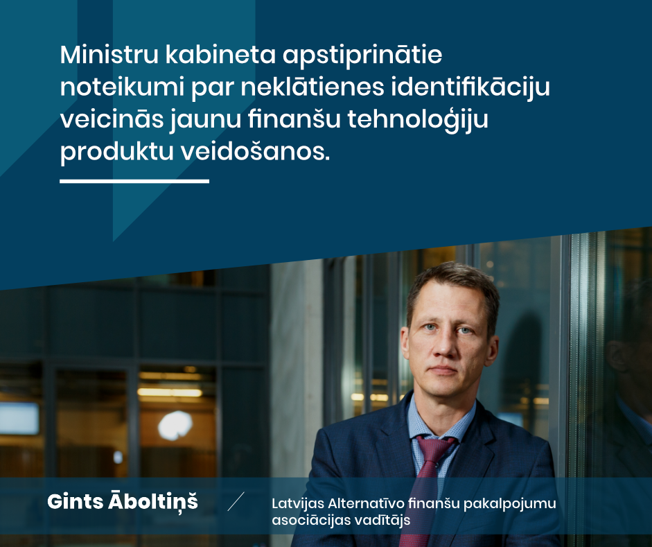 Attēls rakstam LAFPA: MK apstiprinātie noteikumi par neklātienes identifikāciju veicinās jaunu finanšu tehnoloģiju produktu veidošanos